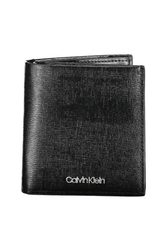 Black Leather Mens Wallet sold by Louxly