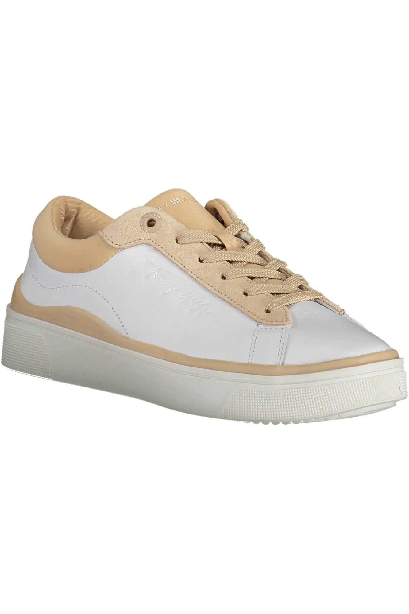 White Leather Women Sneaker sold by Louxly product image thumbnail 2