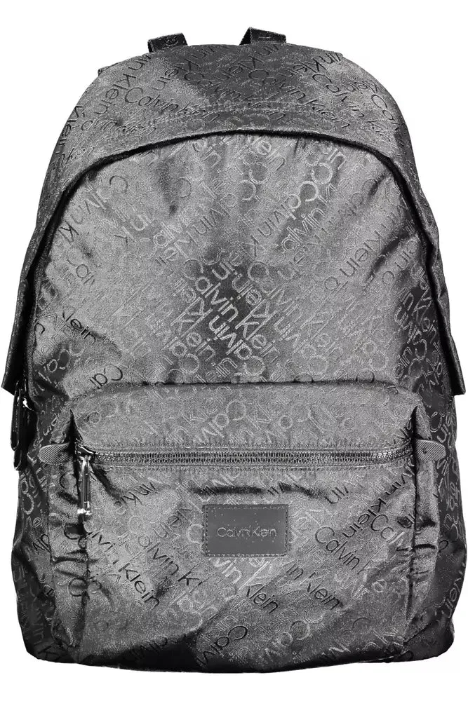 Black Polyester Men Backpack sold by Louxly