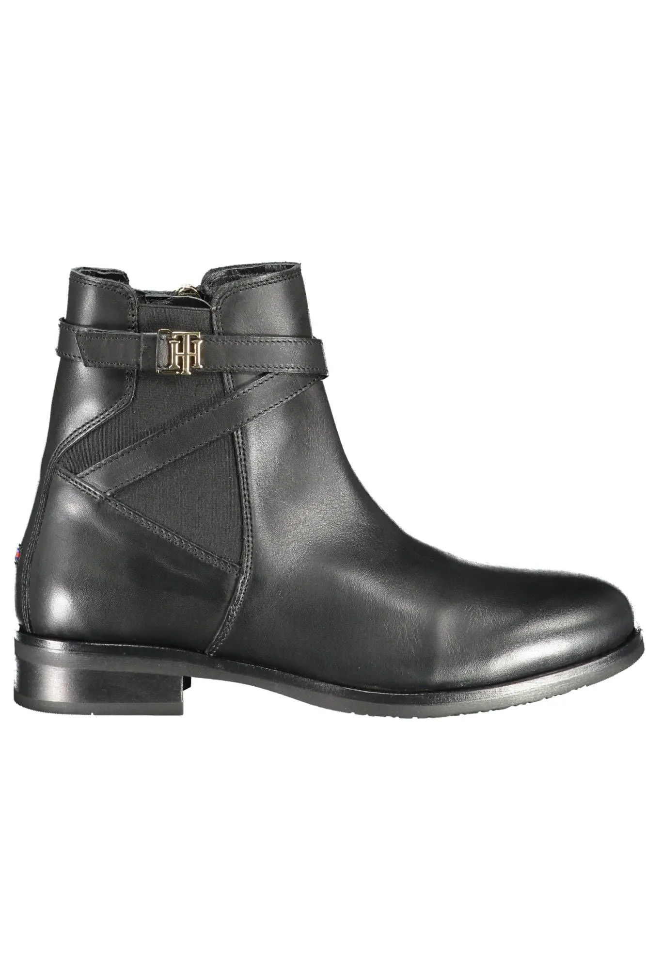 Black Leather Women Boot sold by Louxly