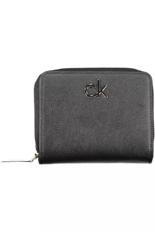 Black Polyvinylchloride Women Wallet sold by Louxly