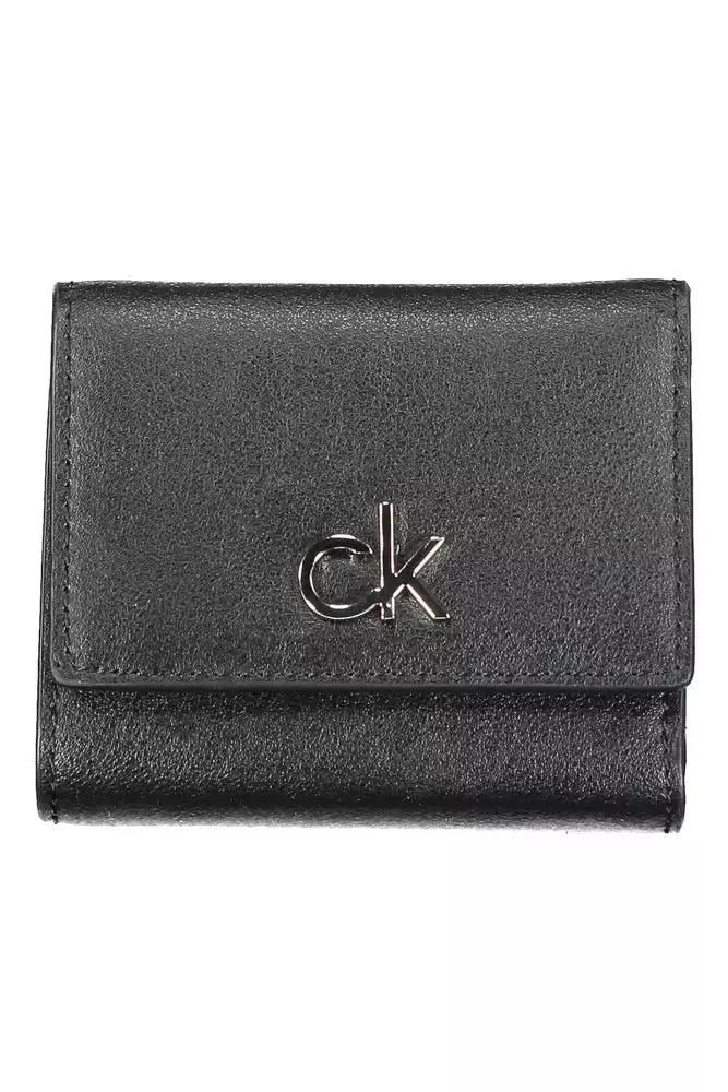 Black Polyvinylchloride Women Wallet sold by Louxly
