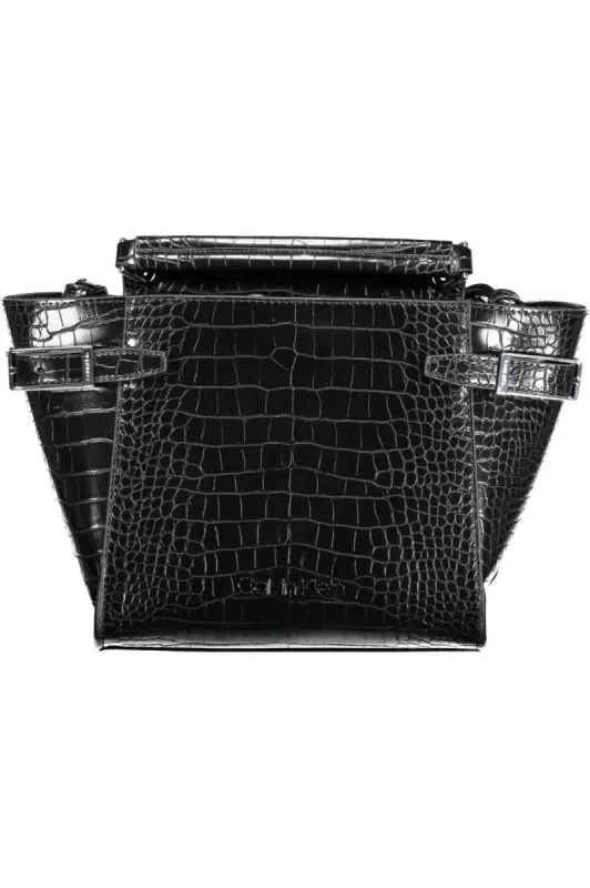 Black Polyethylene Women Handbag sold by Louxly