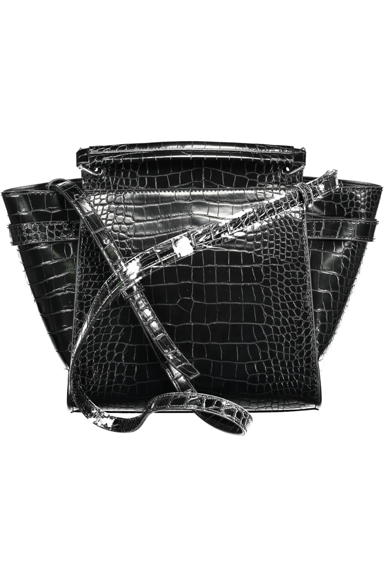 Black Polyethylene Women Handbag sold by Louxly product image thumbnail 2