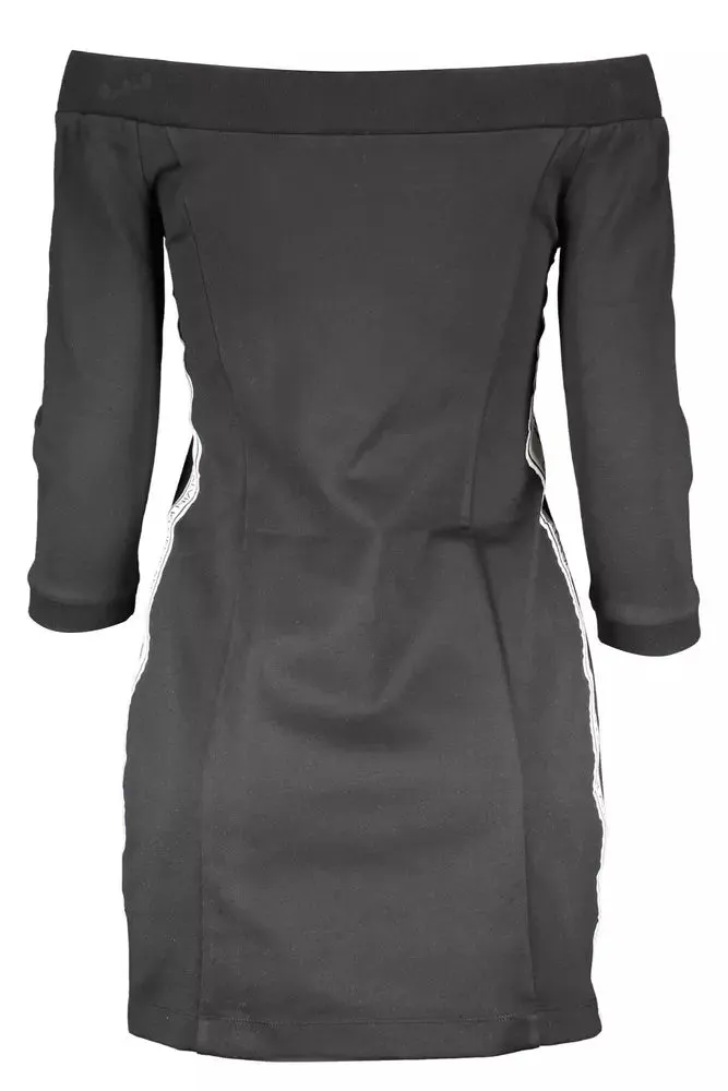 Black Polyester Women Dress sold by Louxly product image thumbnail 2