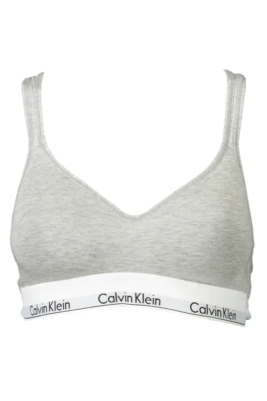 Gray Cotton Women Bralette sold by Louxly