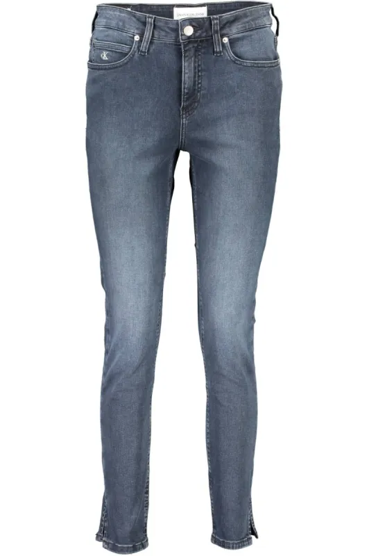 Blue Cotton Women Jeans sold by Louxly