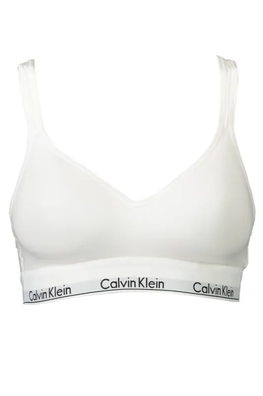 White Cotton Women Bralette sold by Louxly