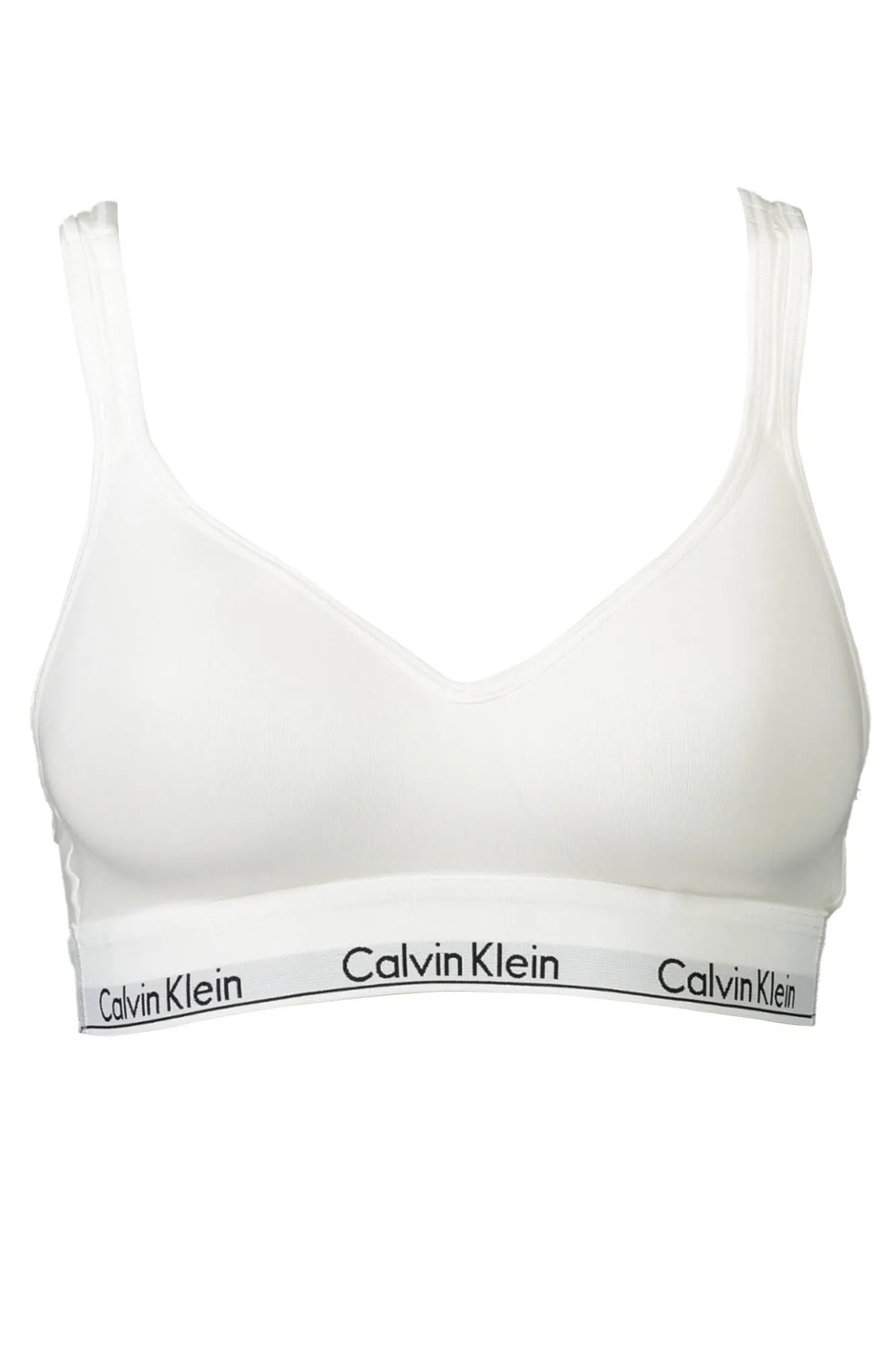 White Cotton Women Bralette sold by Louxly