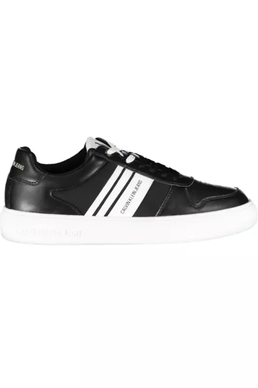 Black Polyester Men Sneaker made by Calvin Klein