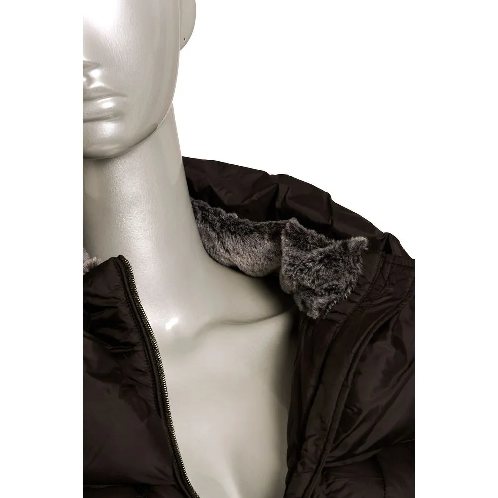 Black Polyester Women Jacket sold by Louxly product image thumbnail 3