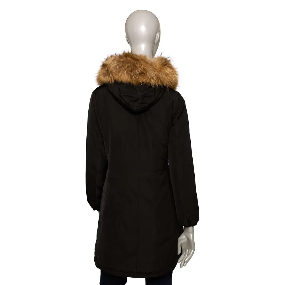 Black Polyester Women Jacket sold by Louxly product image thumbnail 2