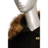 Black Polyester Women Jacket sold by Louxly