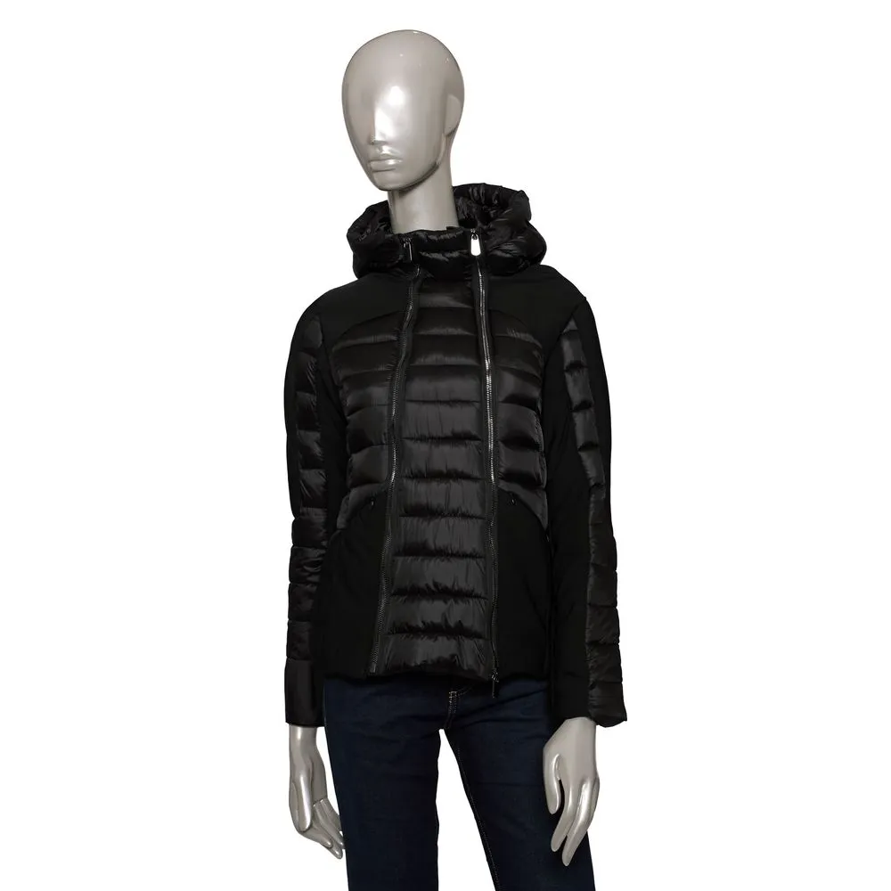 Black Polyester Women Jacket sold by Louxly