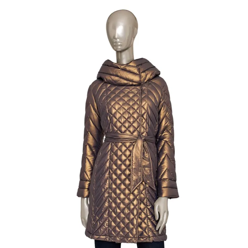 Brown Polyester Women Jacket made by Louxly