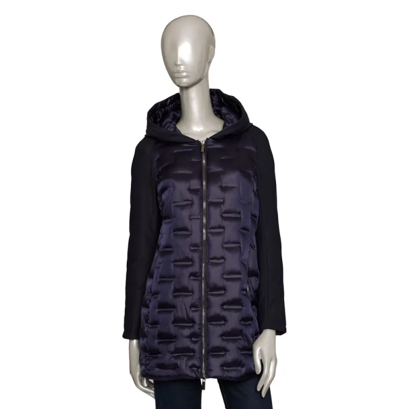 Blue Polyester Women Jacket sold by Louxly