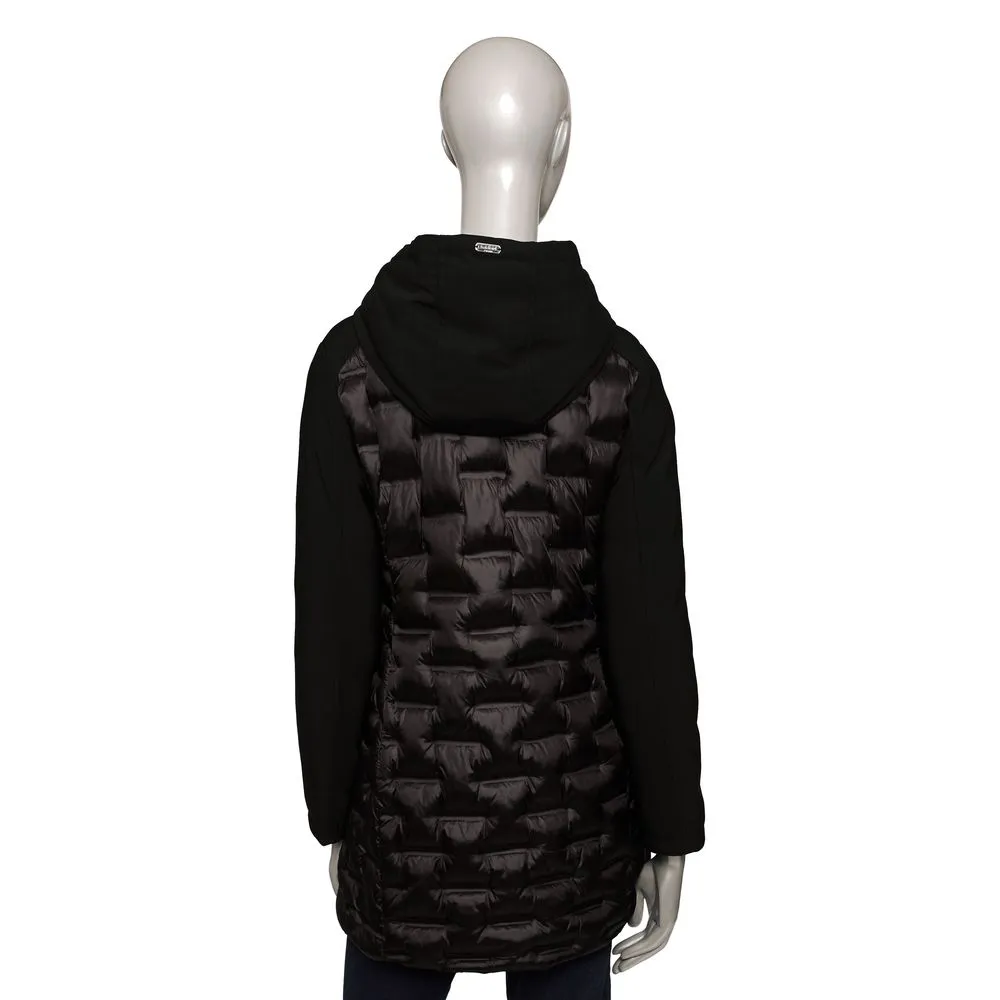 Black Polyester Women Jacket sold by Louxly product image thumbnail 2