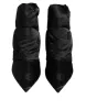 Black DG Logo Padded Heels Ankle Boots Shoes sold by Louxly