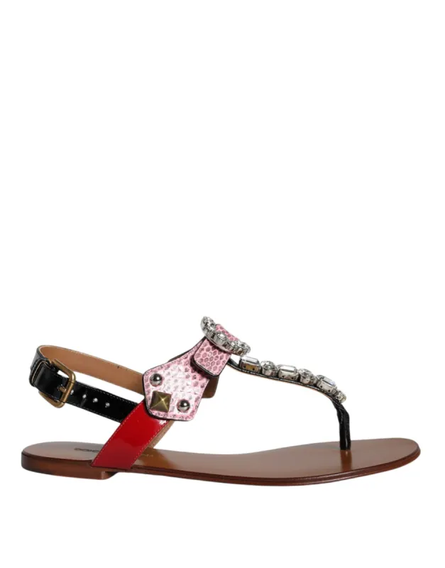 Multicolor Crystal Sandals Flip Flops Shoes sold by Louxly