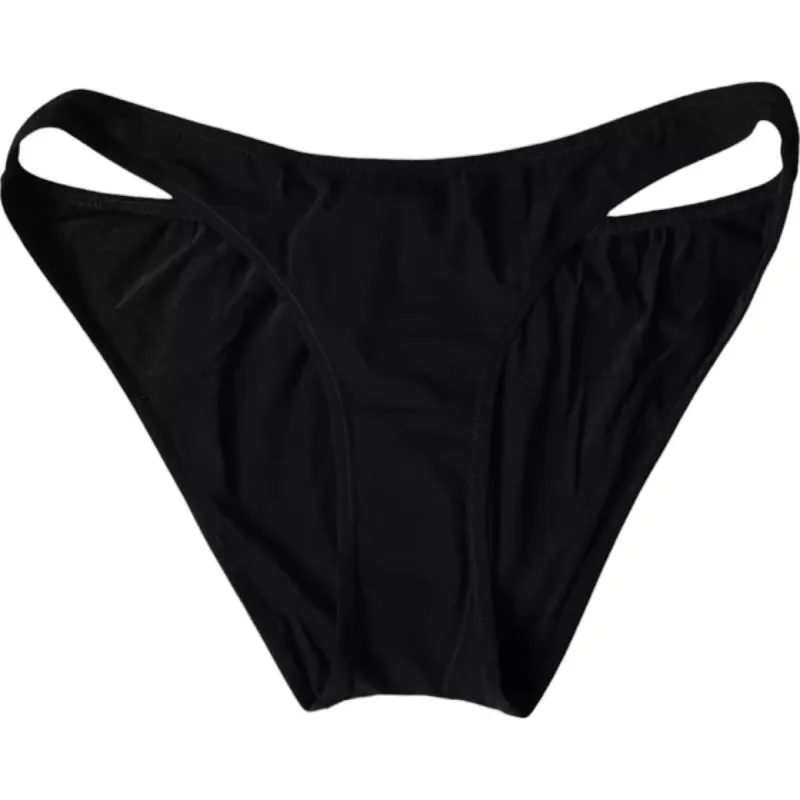 Black Nylon Swimwear Beachwear Bottom Bikini sold by Louxly