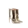 Multicolor Leather Patent Boot sold by Louxly
