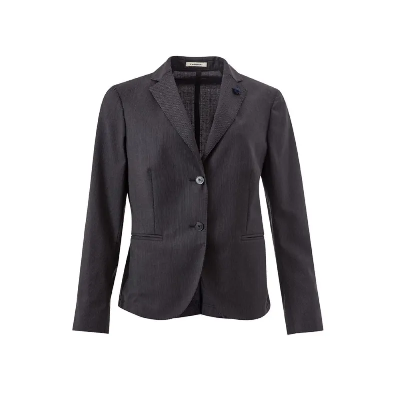 Chic Gray Cotton Jacket sold by Louxly