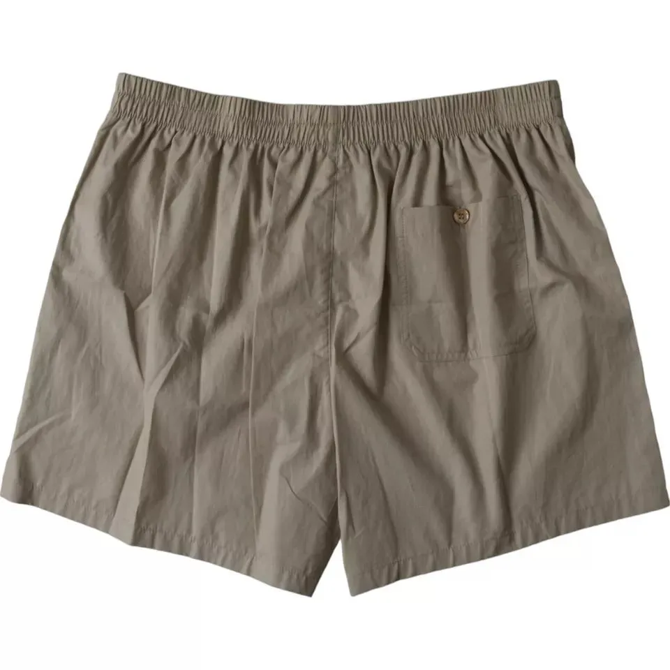Brown Cotton Regular Boxer Shorts Underwear sold by Louxly
