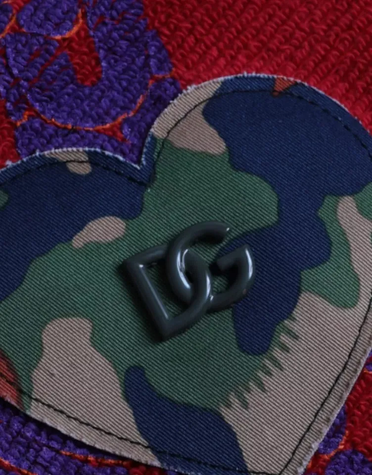 Red Logo Cotton Crew Neck Pullover Sweater sold by Louxly product image thumbnail 5