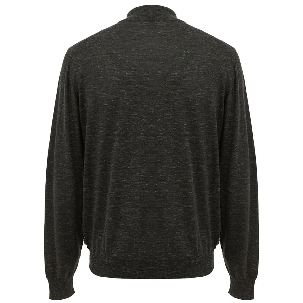 Green Wool Polo Shirt sold by Louxly product image thumbnail 2