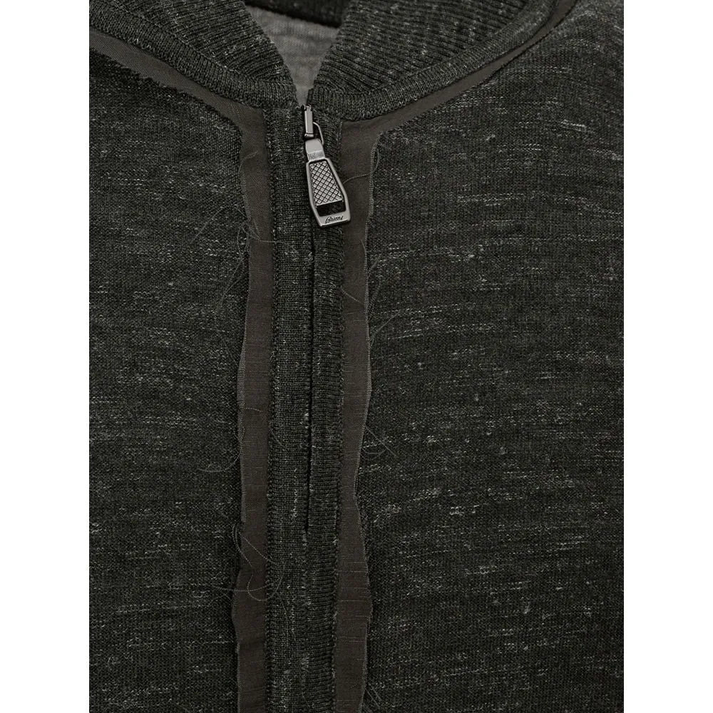 Green Wool Polo Shirt sold by Louxly product image thumbnail 3