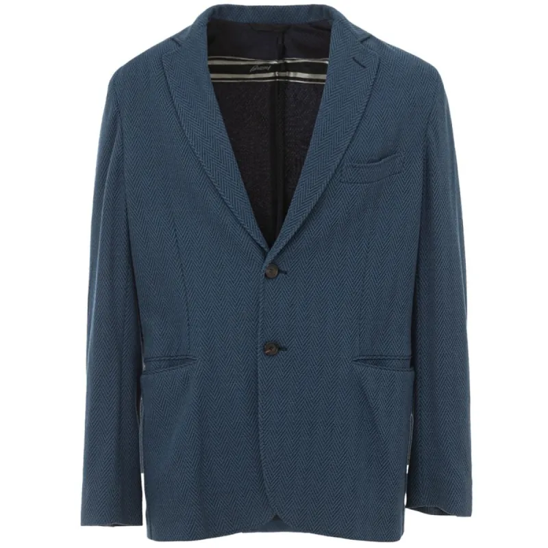 Blue Wool Blazer sold by Louxly