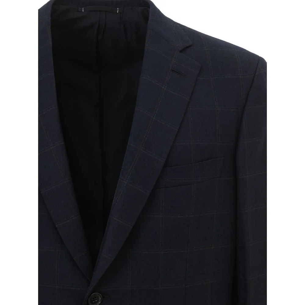 Blue Wool Blazer sold by Louxly product image thumbnail 3
