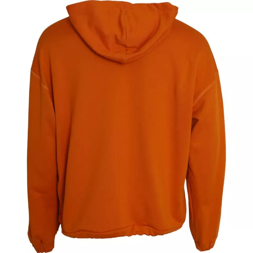 Orange Hooded Pullover Sweatshirt Sweater sold by Louxly product image thumbnail 2
