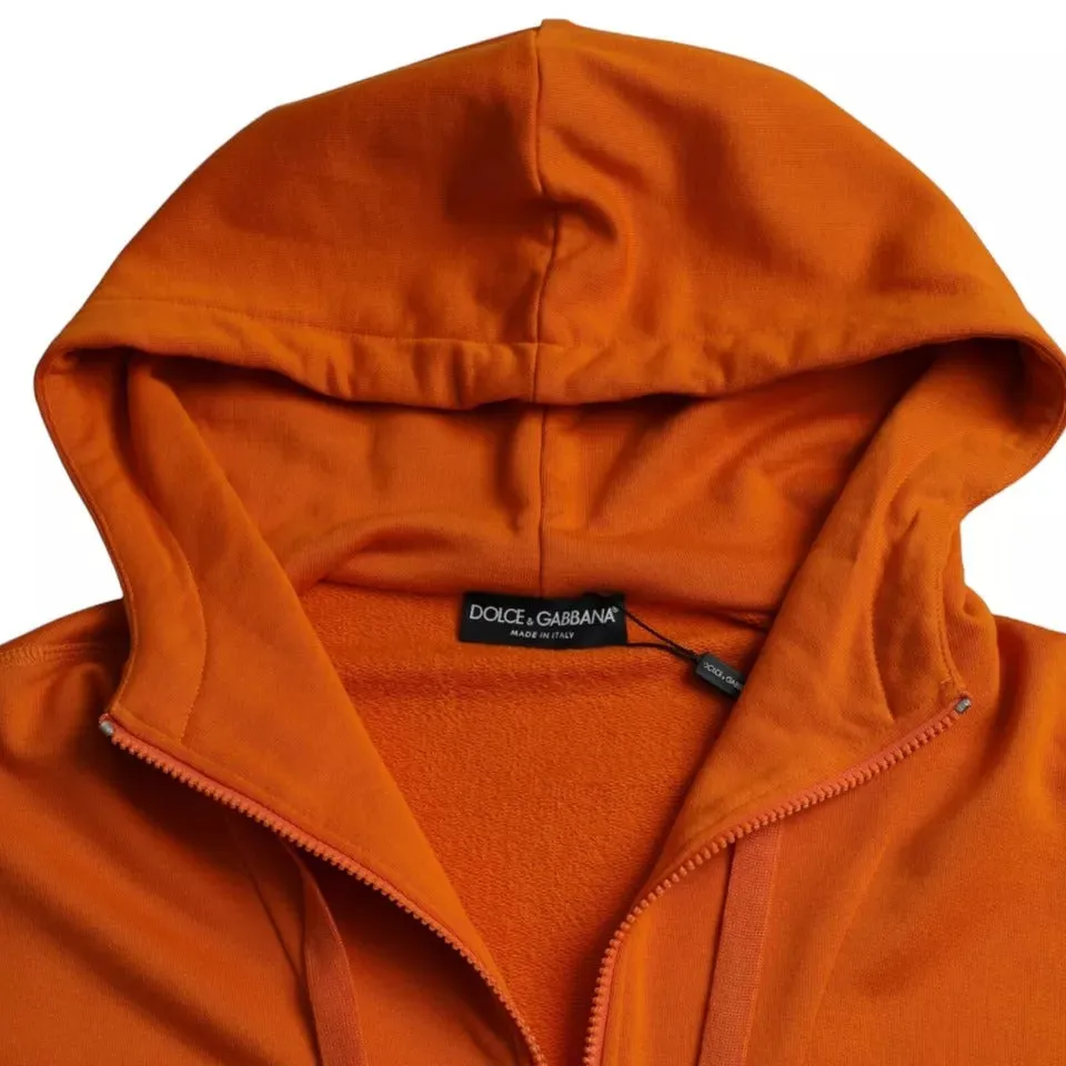 Orange Hooded Pullover Sweatshirt Sweater sold by Louxly product image thumbnail 3