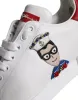 White Patch Calfskin Nappa Portofino Sneakers Shoes sold by Louxly