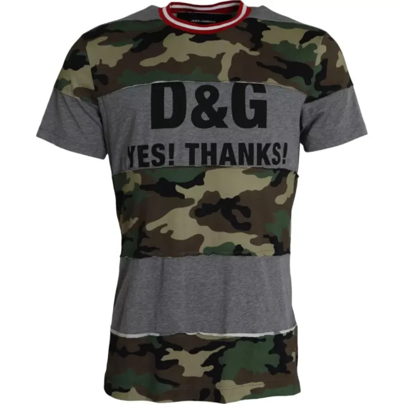 Multicolor Camouflage Cotton Crew Neck Men T-shirt sold by Louxly