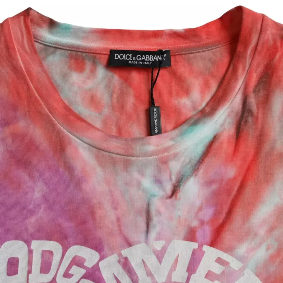Multicolor Tie Dye Cotton Round Neck T-shirt sold by Louxly product image thumbnail 5