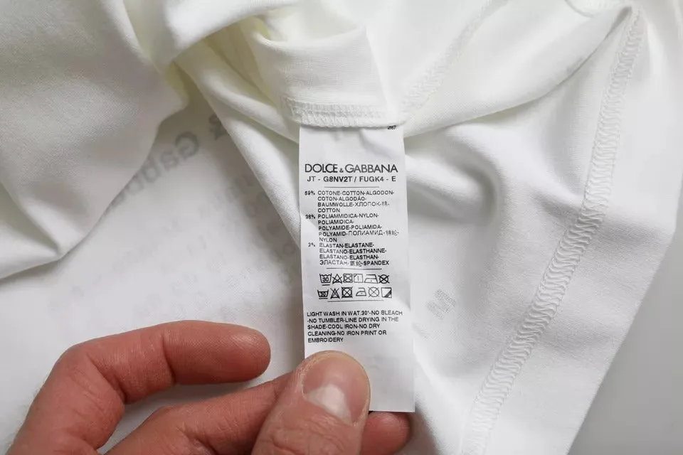 White Red Lips Print Cotton Men T-shirt sold by Louxly product image thumbnail 3