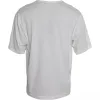 White Logo Round Neck Short Sleeves T-shirt sold by Louxly