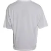 White Cotton Round Neck Short Sleeve T-shirt sold by Louxly