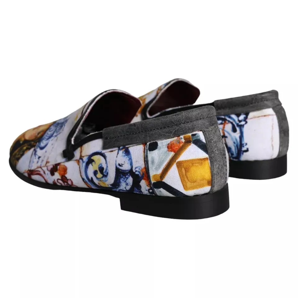 Multicolor Madonna Majolica Amalfi Men Loafers Shoes sold by Louxly product image thumbnail 4