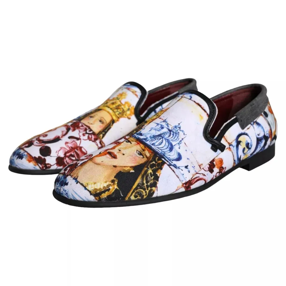 Multicolor Madonna Majolica Amalfi Men Loafers Shoes sold by Louxly product image thumbnail 2