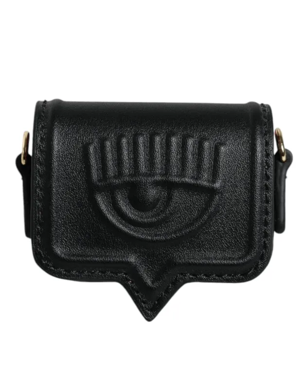 Black Smooth Calf Leather Eyelike Women Bag sold by Louxly