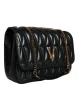 Black Mini Nappa Leather Crossbody Shoulder Bag sold by Louxly