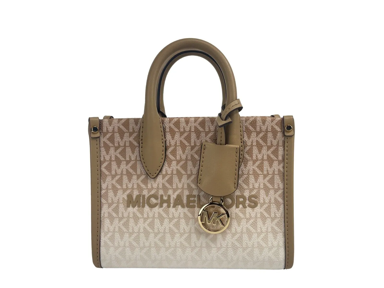 Mirella XS Leather Top Zip Shopper Tote Bag sold by Louxly