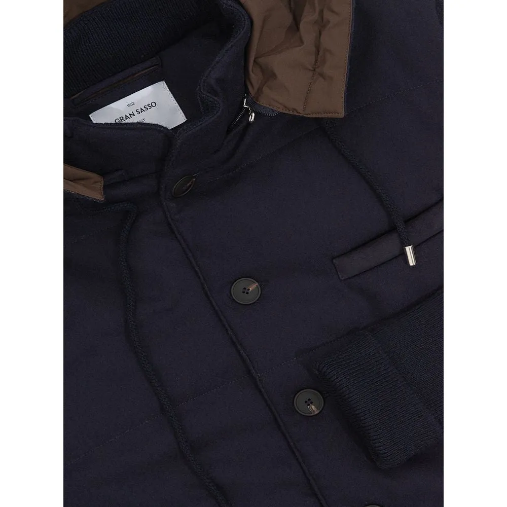 Blue Wool Jacket sold by Louxly product image thumbnail 4