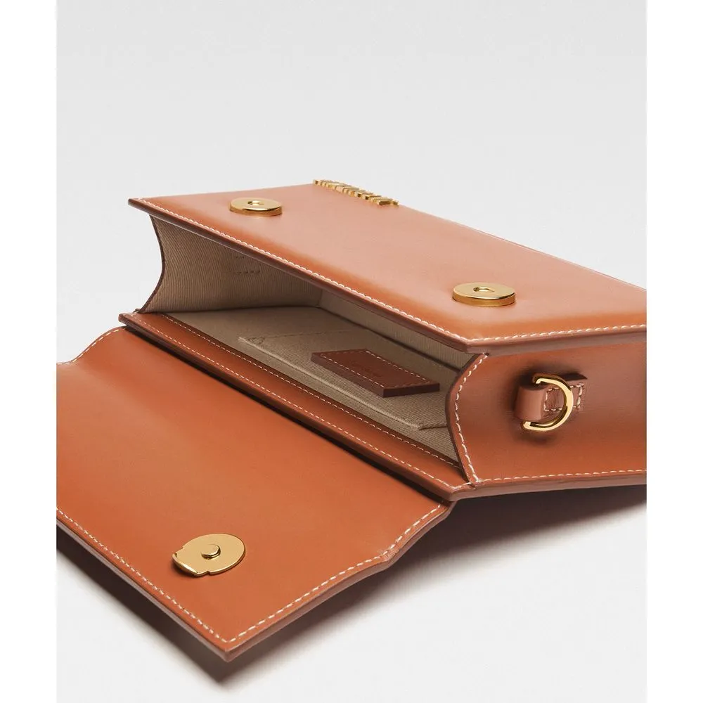 Brown Leather Crossbody Bag sold by Louxly product image thumbnail 4