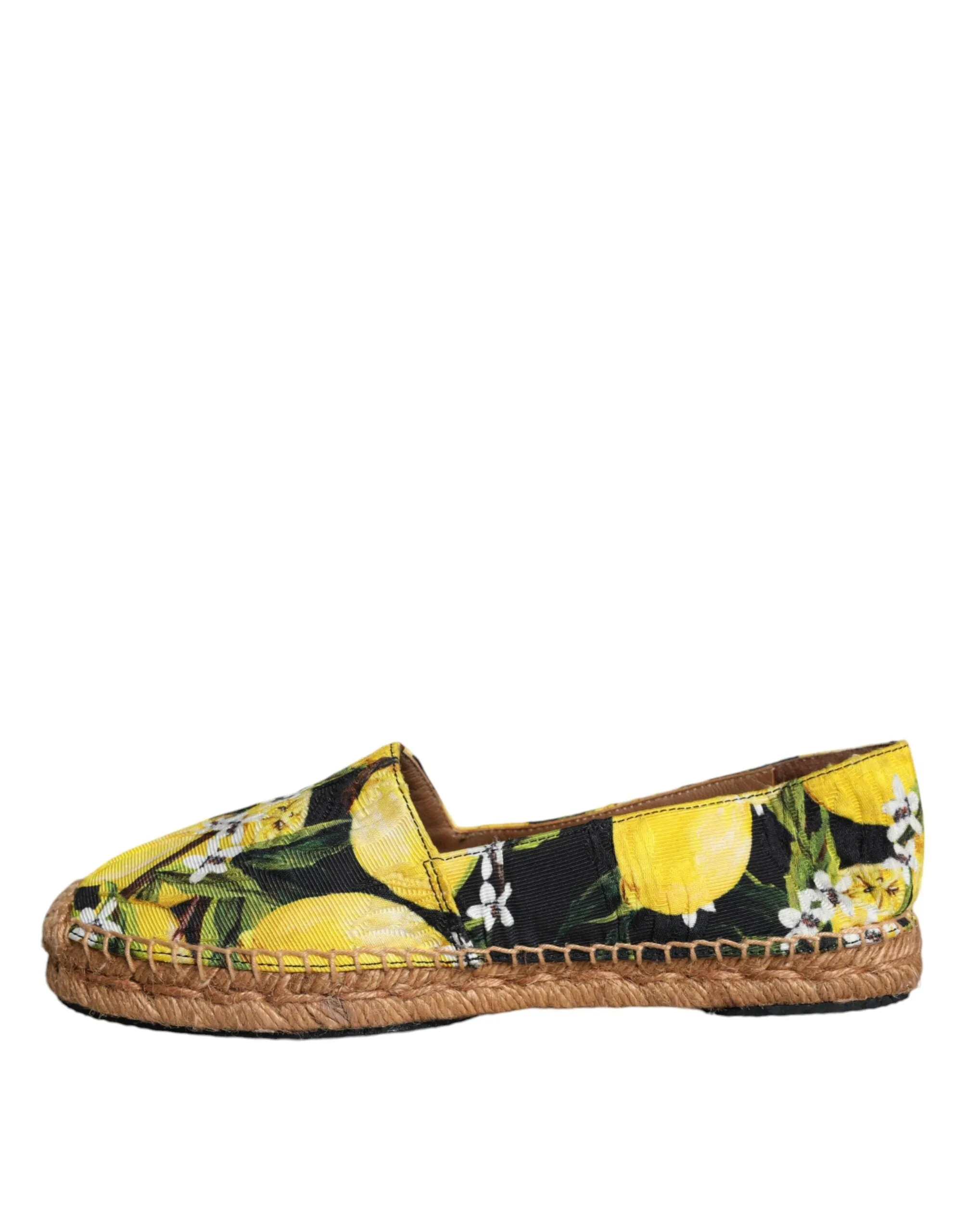 Multicolor Lemon Slip On Espadrilles Shoes sold by Louxly product image thumbnail 5