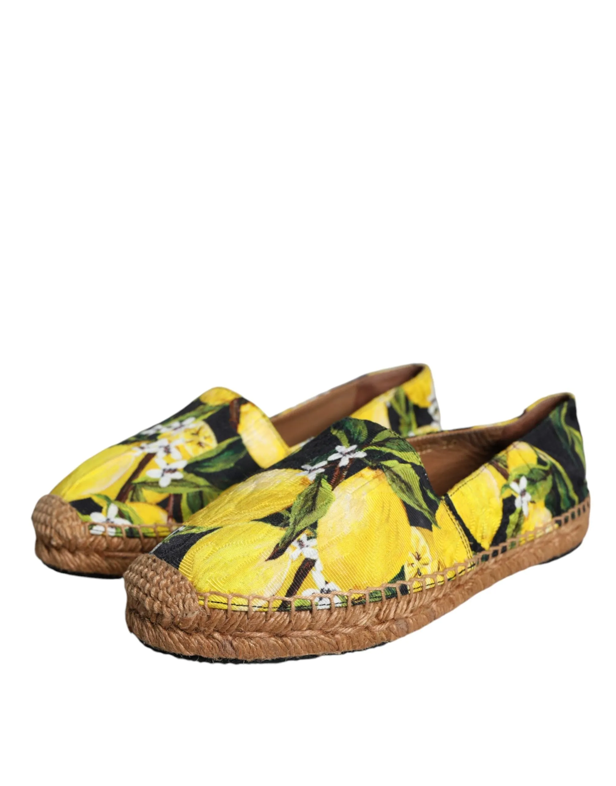 Multicolor Lemon Slip On Espadrilles Shoes sold by Louxly product image thumbnail 3
