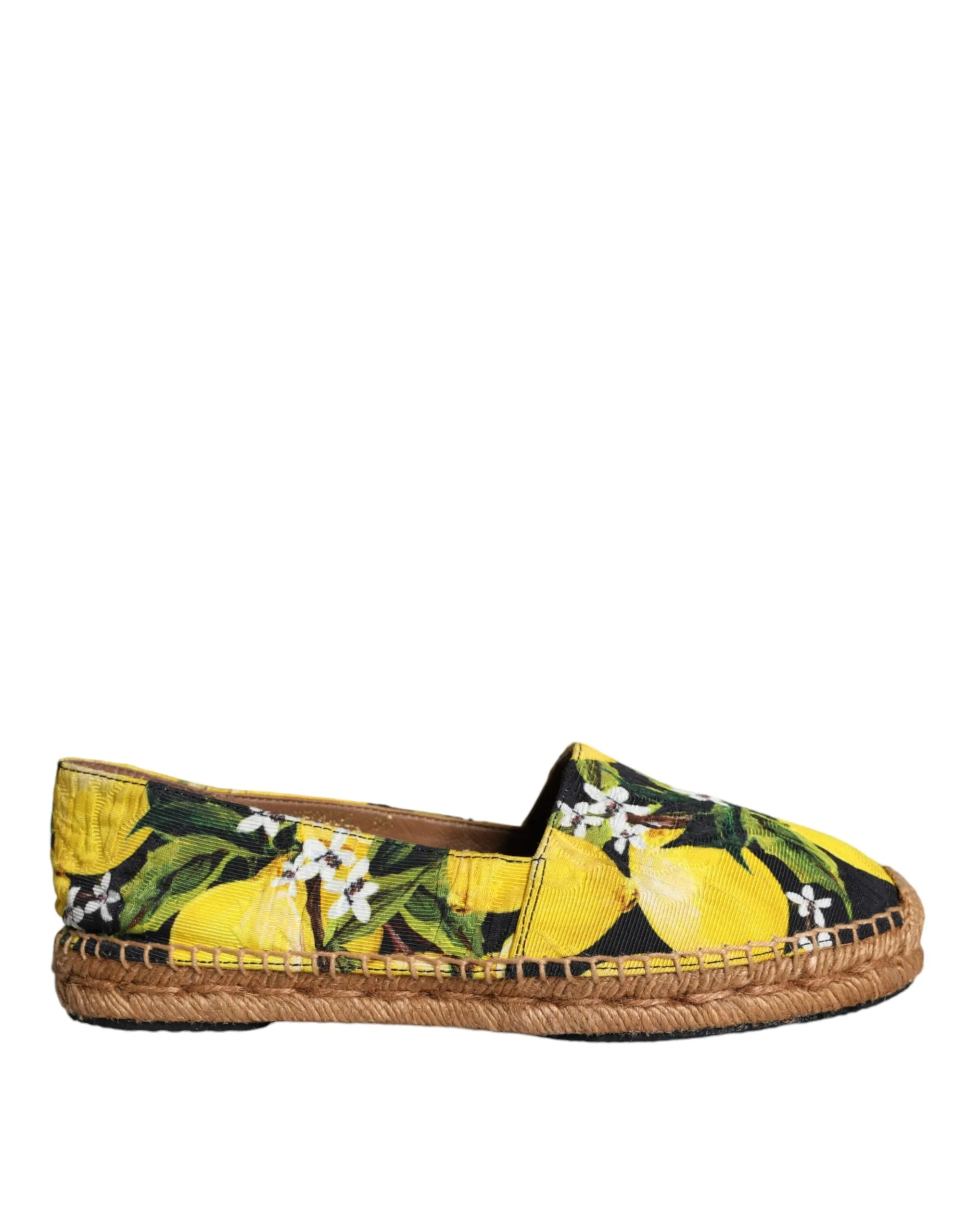 Multicolor Lemon Slip On Espadrilles Shoes sold by Louxly